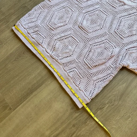 J. Jill Light Purple Geometric Sweater W/ 3/4 sleeves - XL Petite - Picture 2 of 7